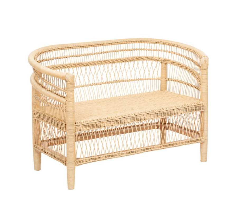 BANQUETTE MALEVIO EN ROTIN