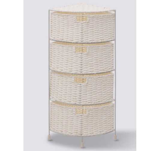 ETAGERE D ANGLE 4 PANIERS