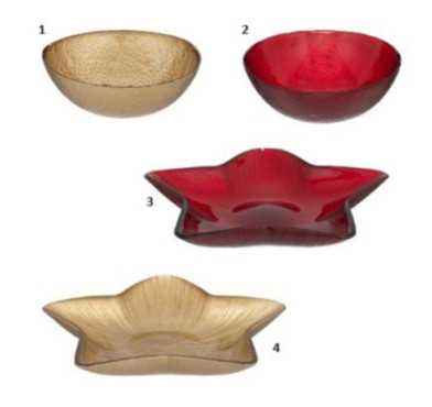 COUPELLES EN VERRE STRIEE