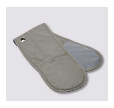 DOUBLE GANT DE CUISINE GRIS