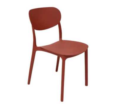 CHAISE TERRACOTTA EMPILABLE