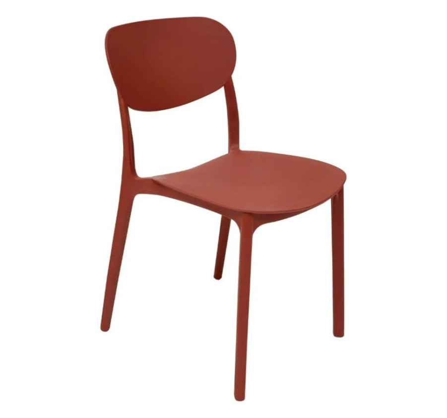 CHAISE TERRACOTTA EMPILABLE