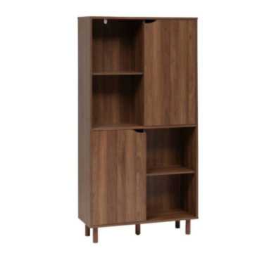 BIBLIOTHEQUE 2 PORTES SLIDY