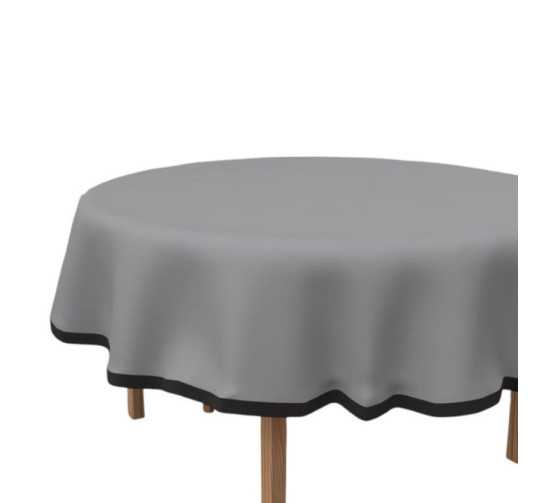 NAPPE GRIS D.180CM RONDE