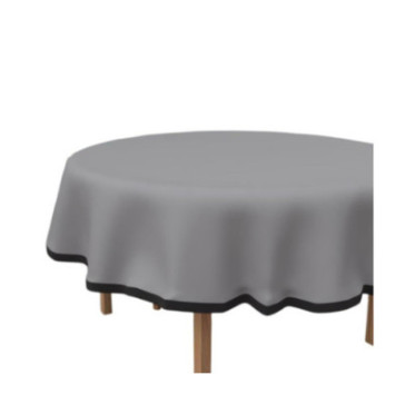 NAPPE GRIS D.180CM RONDE