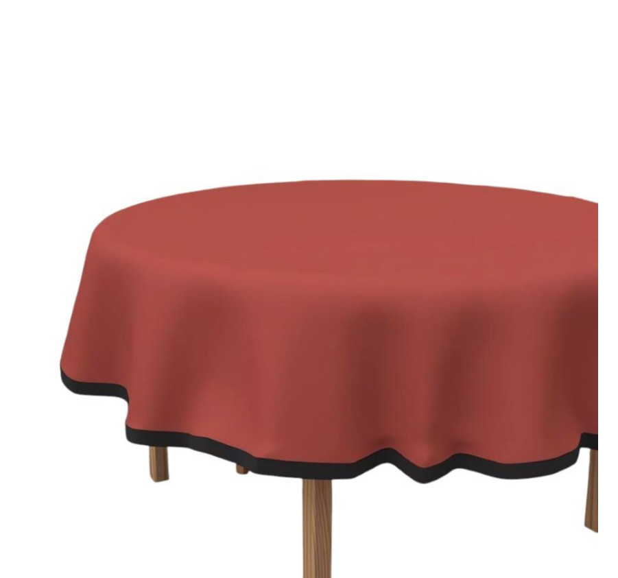 NAPPE COLORI BRIQUE D.180CM