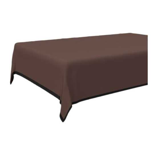 NAPPE BRUN 140X240CM