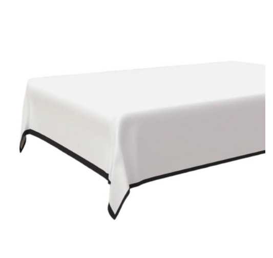 NAPPE BOHEME BLANC 140X300CM