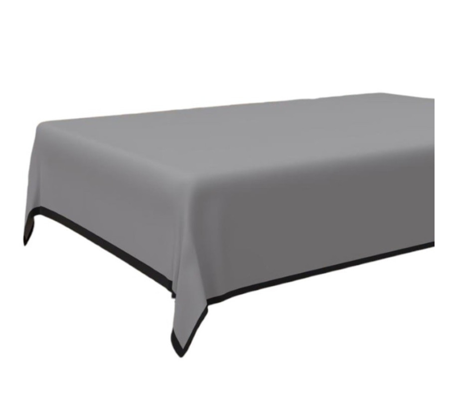 NAPPE BOHEME GRIS 140X300CM