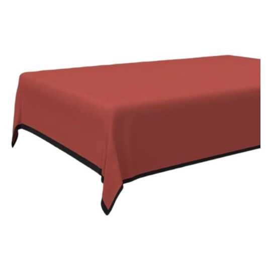 NAPPE BOHEME BRIQUE 140X300CM