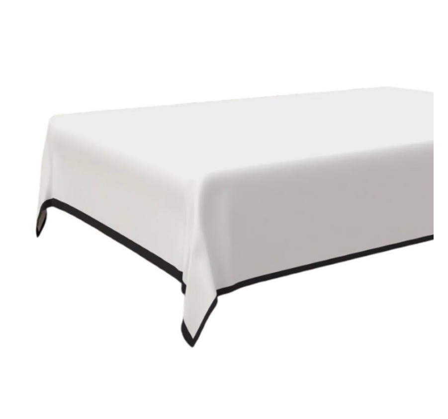 NAPPE BOHEME BLANC 160X270CM