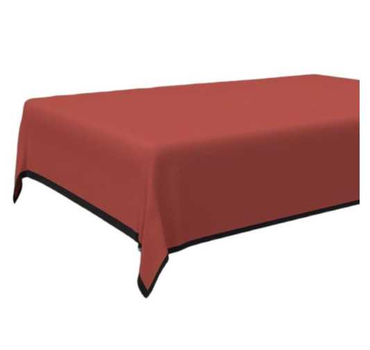NAPPE BOHEME BRIQUE 160X270CM