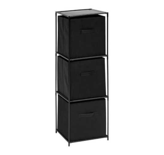 ETAGERE 3 CASES AVEC BOITES