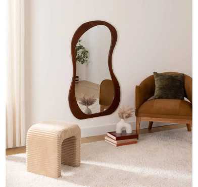 MIROIR EN BOIS ORGANIQUE