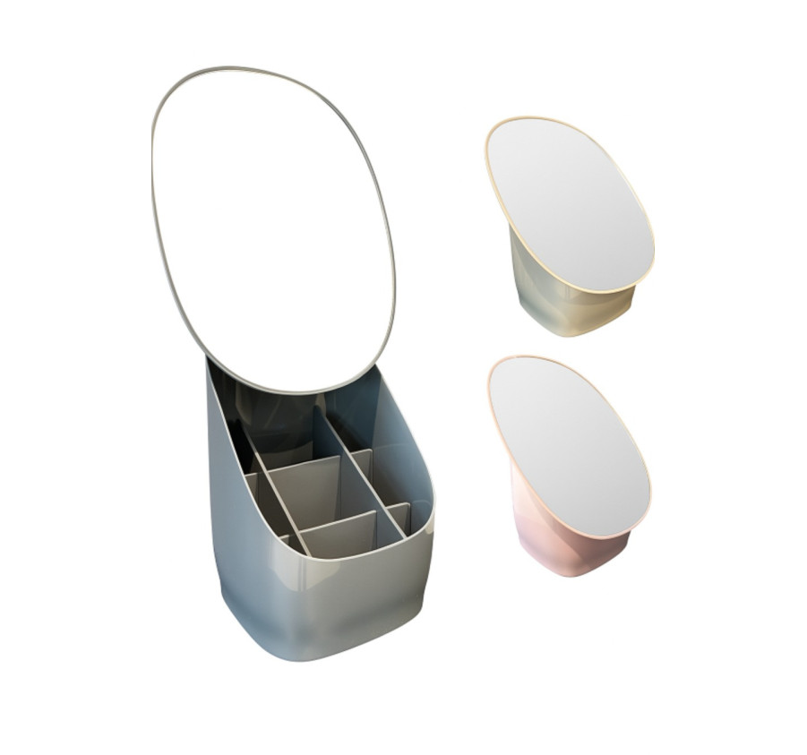 MIROIR A MAQUILLAGE 19X17X24CM