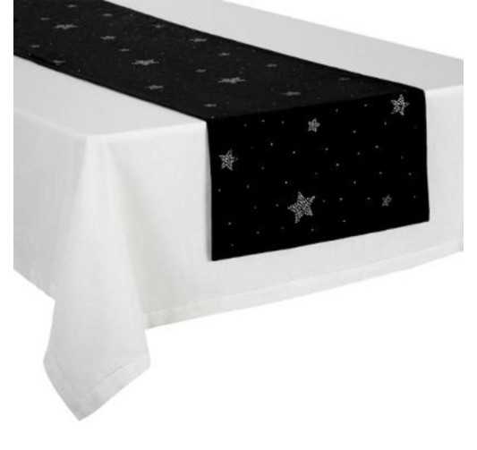 CHEMIN DE TABLE TOUCHE VELOURS