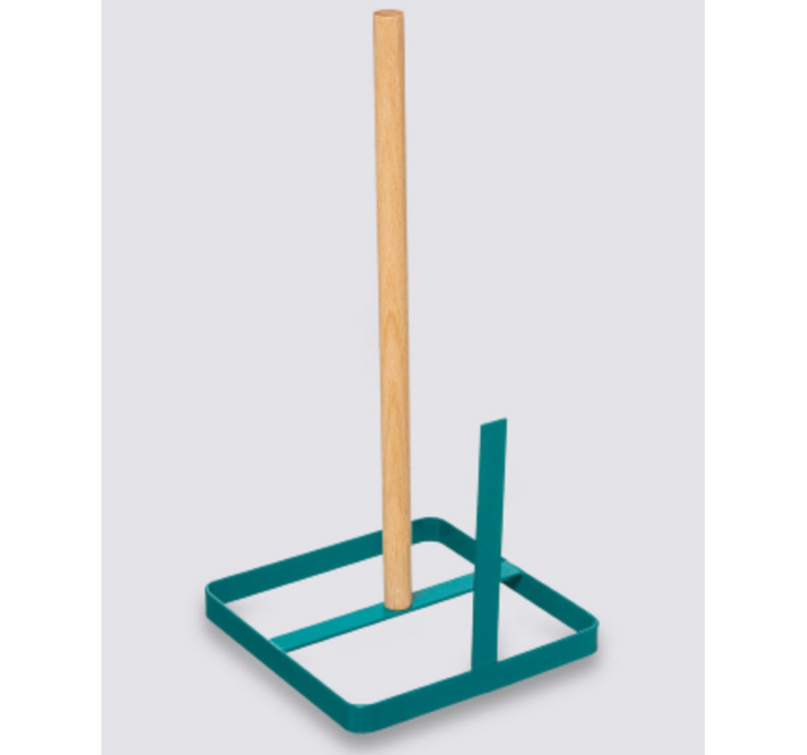 PORTE ESSUIE-TOUT BLEU PETROLE