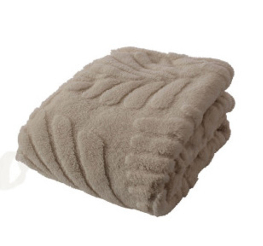 PLAID MARRON 130X160CM