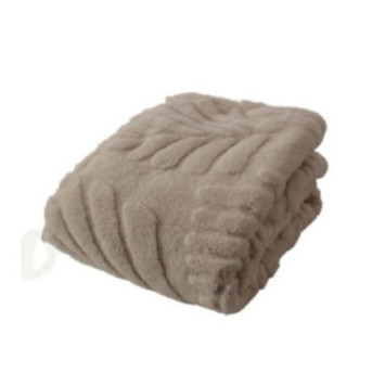 PLAID MARRON 130X160CM