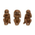 LOT DE 3 SINGES PARESSEUX