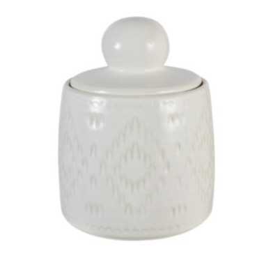 BOITE EN CERAMIQUE BEIGE