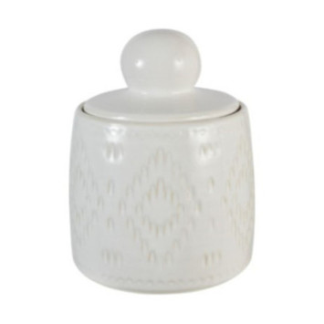 BOITE EN CERAMIQUE BEIGE