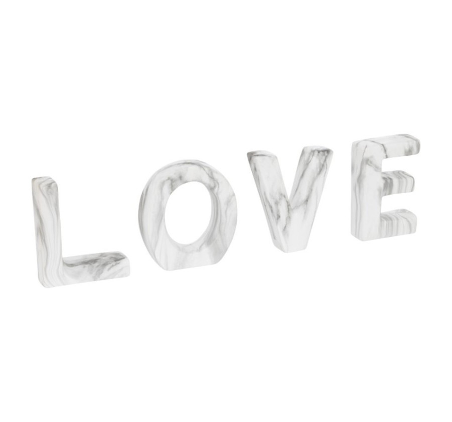 MOT LOVE A POSER EN CERAMIQUE