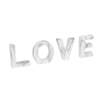 MOT LOVE A POSER EN CERAMIQUE