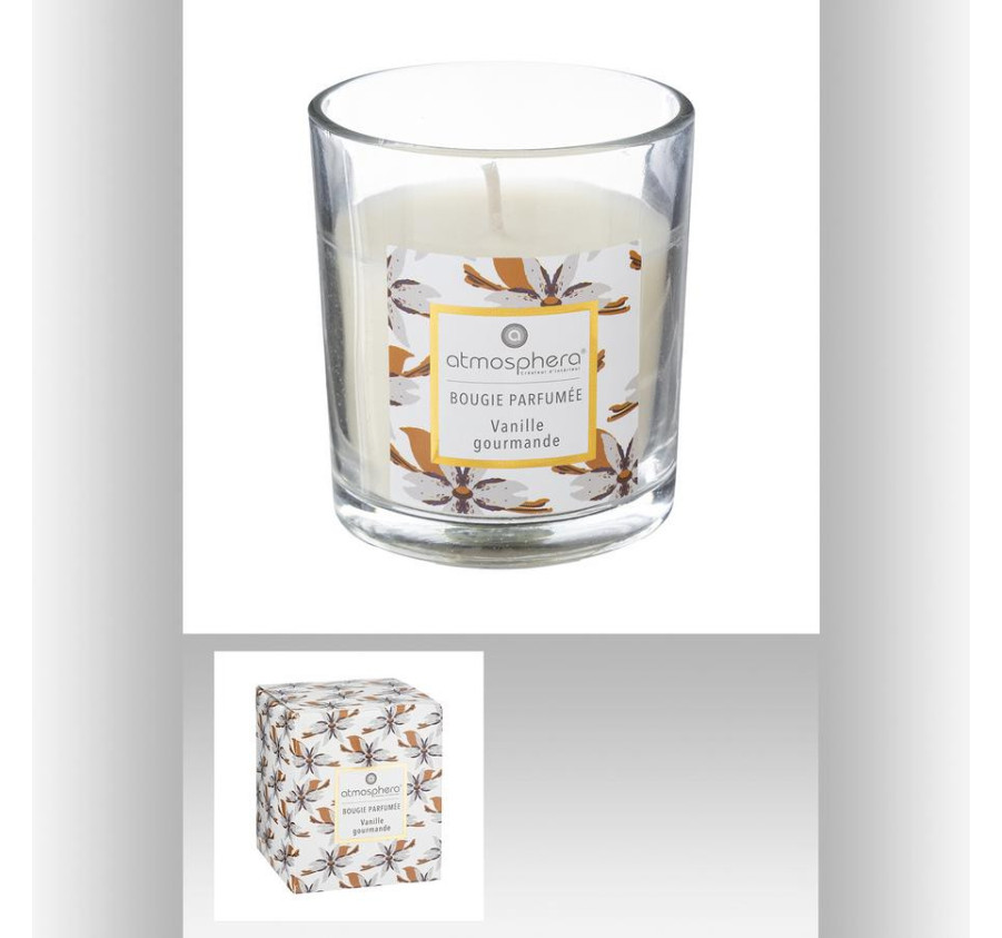 BOUGIE PARFUME VANILLE 110G