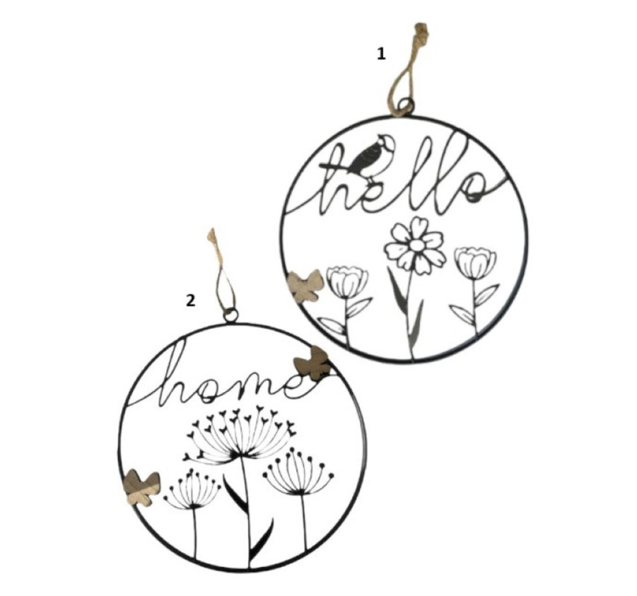 SUSPENSION CERCLE EN METAL