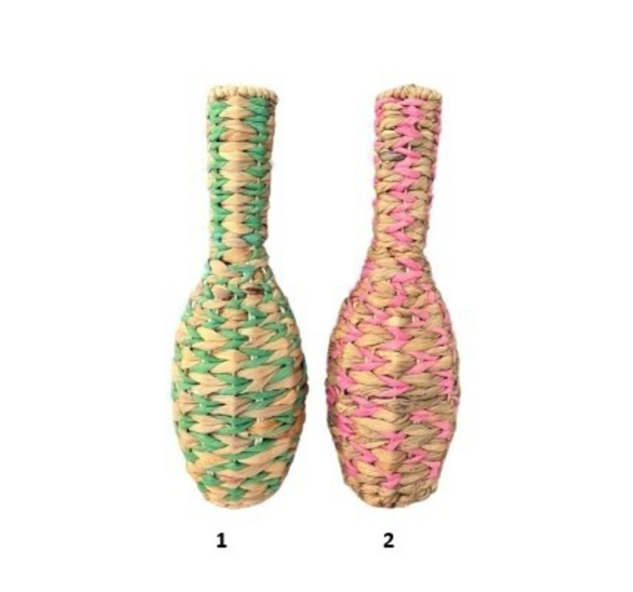 VASE EN OSIER 14X42CM