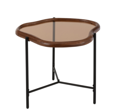 TABLE BASSE ZIP EN VERRE