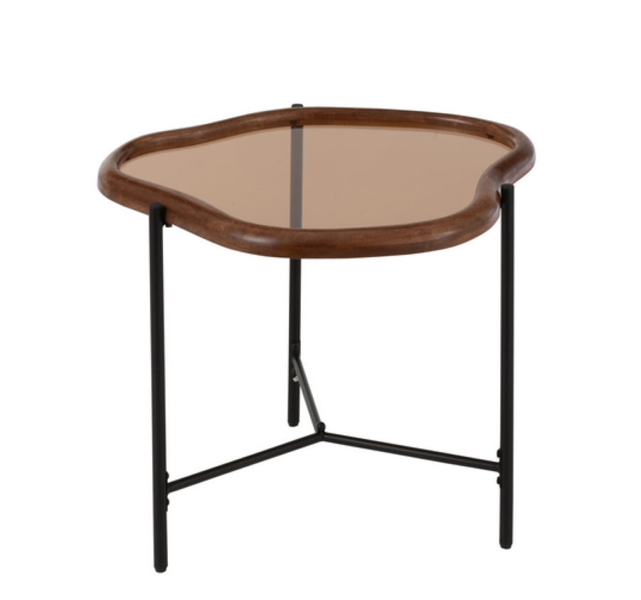 TABLE BASSE ZIP EN VERRE