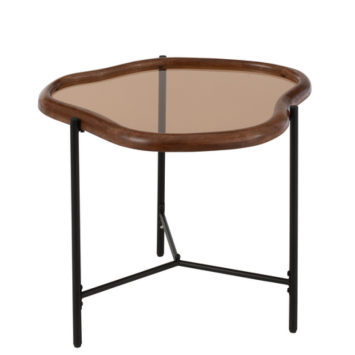 TABLE BASSE ZIP EN VERRE