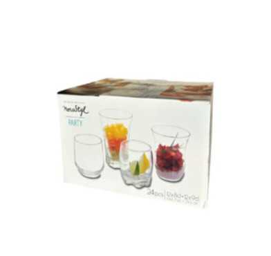 SET DE 24 VERRINES EN VERRE