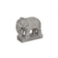 ELEPHANT SUR SOCLE TERRACOTTA