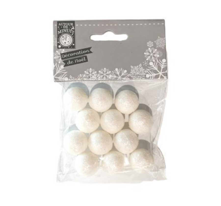 SACHET DE BOULES DECORATIVES