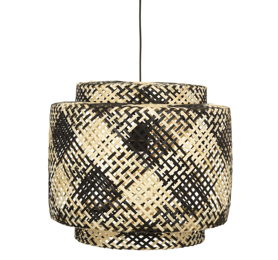 SUSPENSION BAMBOU NOIR