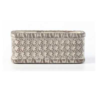 JARDINIERE EN CIMENT - BRUN