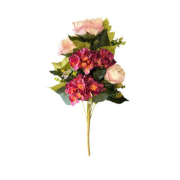 BOUQUET PIVOINE ET HORTENSIA