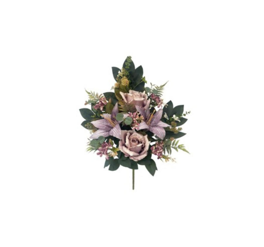 BOUQUET DE ROSES ET LYS