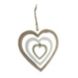COEUR A SUSPENDRE EN BOIS