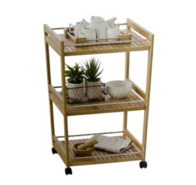 DESSERTE 3 NIVEAUX EN BAMBOU