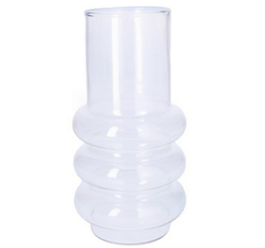 VASE VAGUE VERRE TRANSPARENT