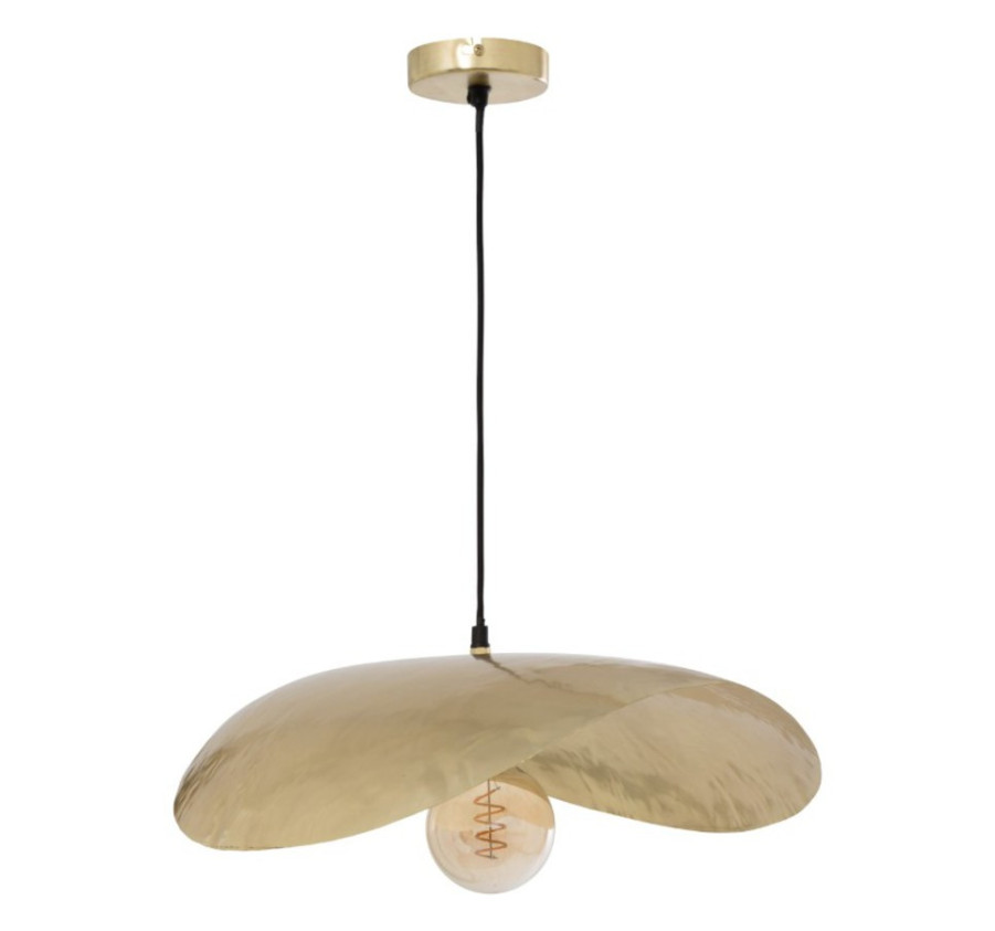 SUSPENSION EN METAL DORE