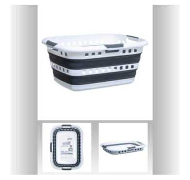 CORBEILLE A LINGE PLIABLE