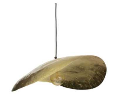 SUSPENSION EN METAL DORE