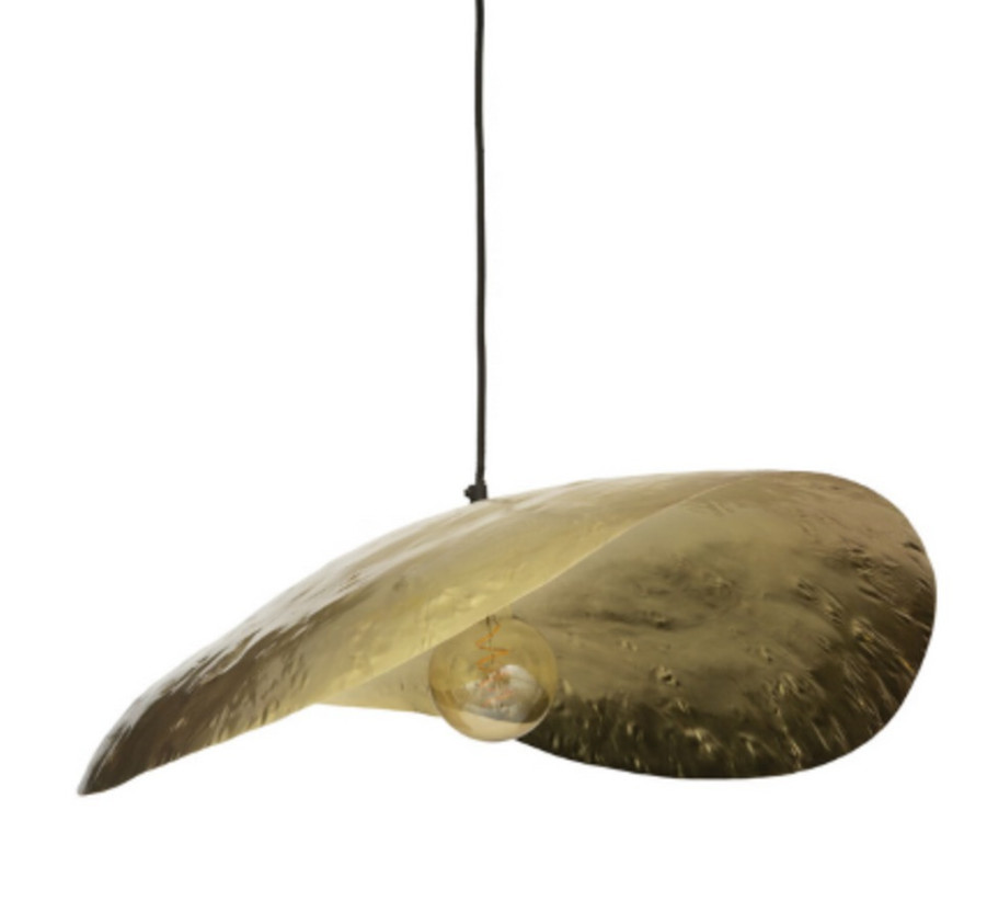 SUSPENSION EN METAL DORE