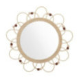MIROIR EN ROTIN CAMPAGNE