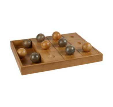 PLATEAU DE JEU MORPION EN BOIS